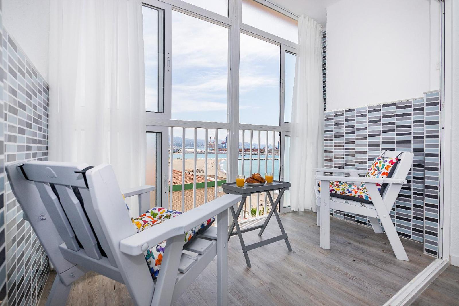 Impresionante Vista Al Mar - Elegante Apartamento 马拉加 外观 照片